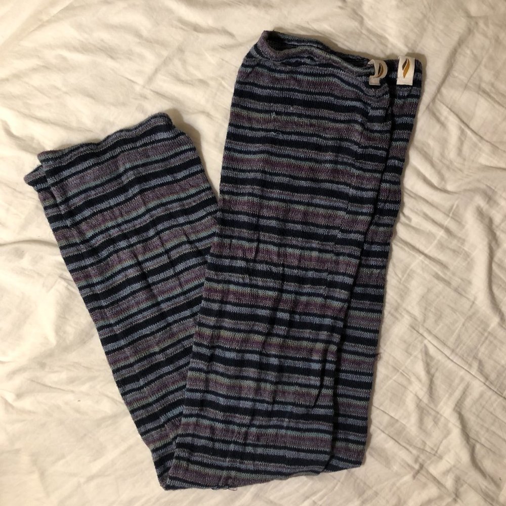 Rubiawear Stripe Full Length Legwarmers Small